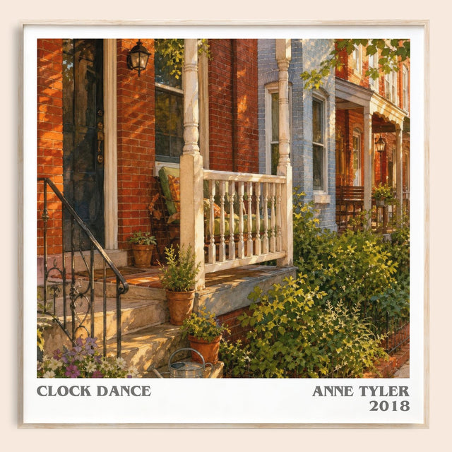 Clock Dance Literary Art Print by Anne Tyler