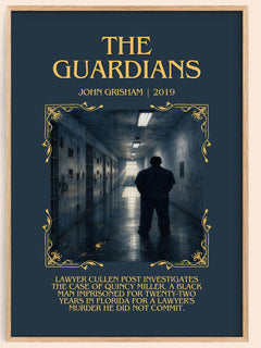 The Guardians Minimalist Book Poster by John Grisham – image 1