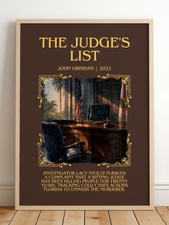 The Judge'S List Minimalist Book Poster by John Grisham – image 2
