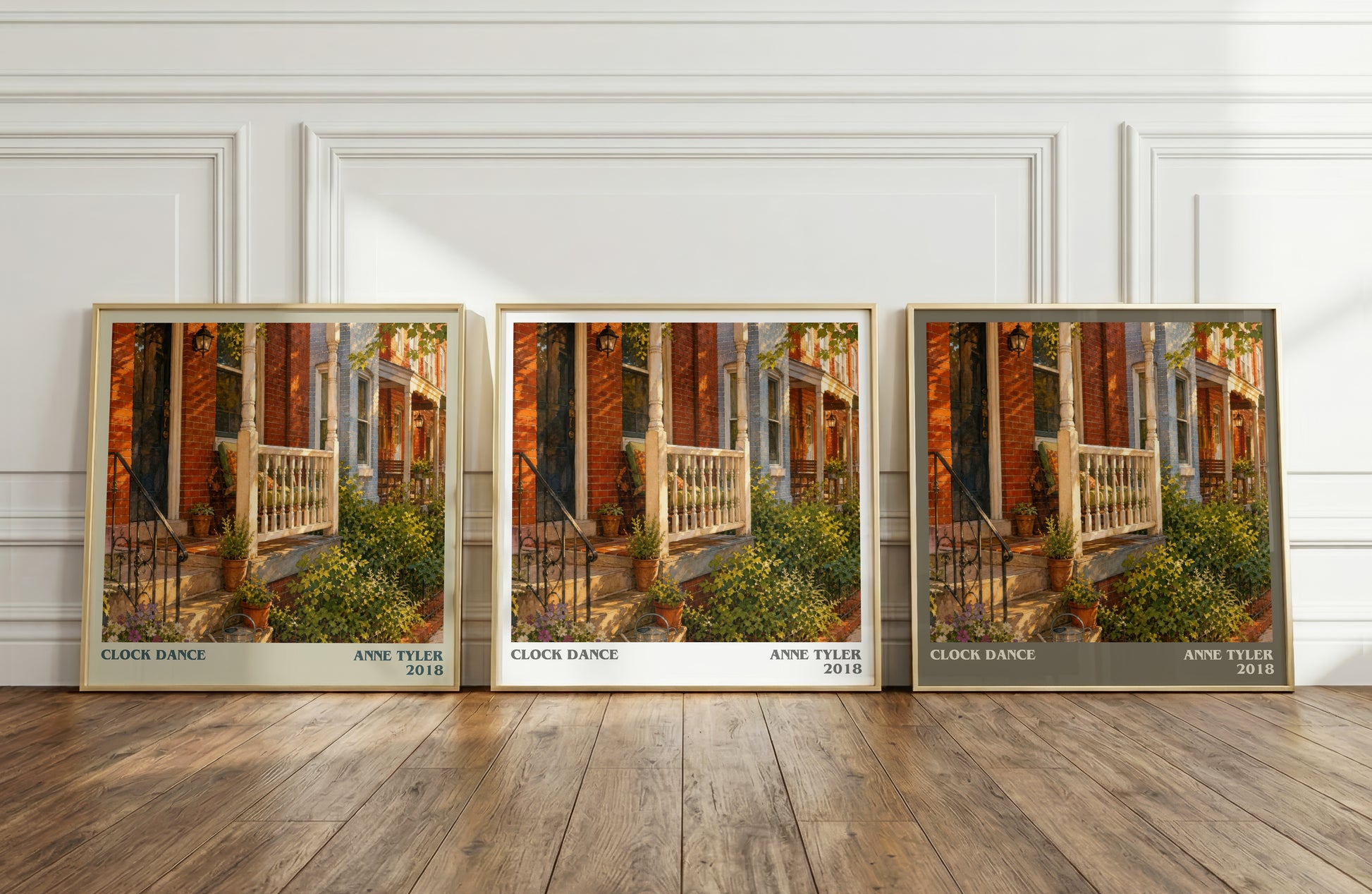 Clock Dance literary art print colour and style options – Anne Tyler book art