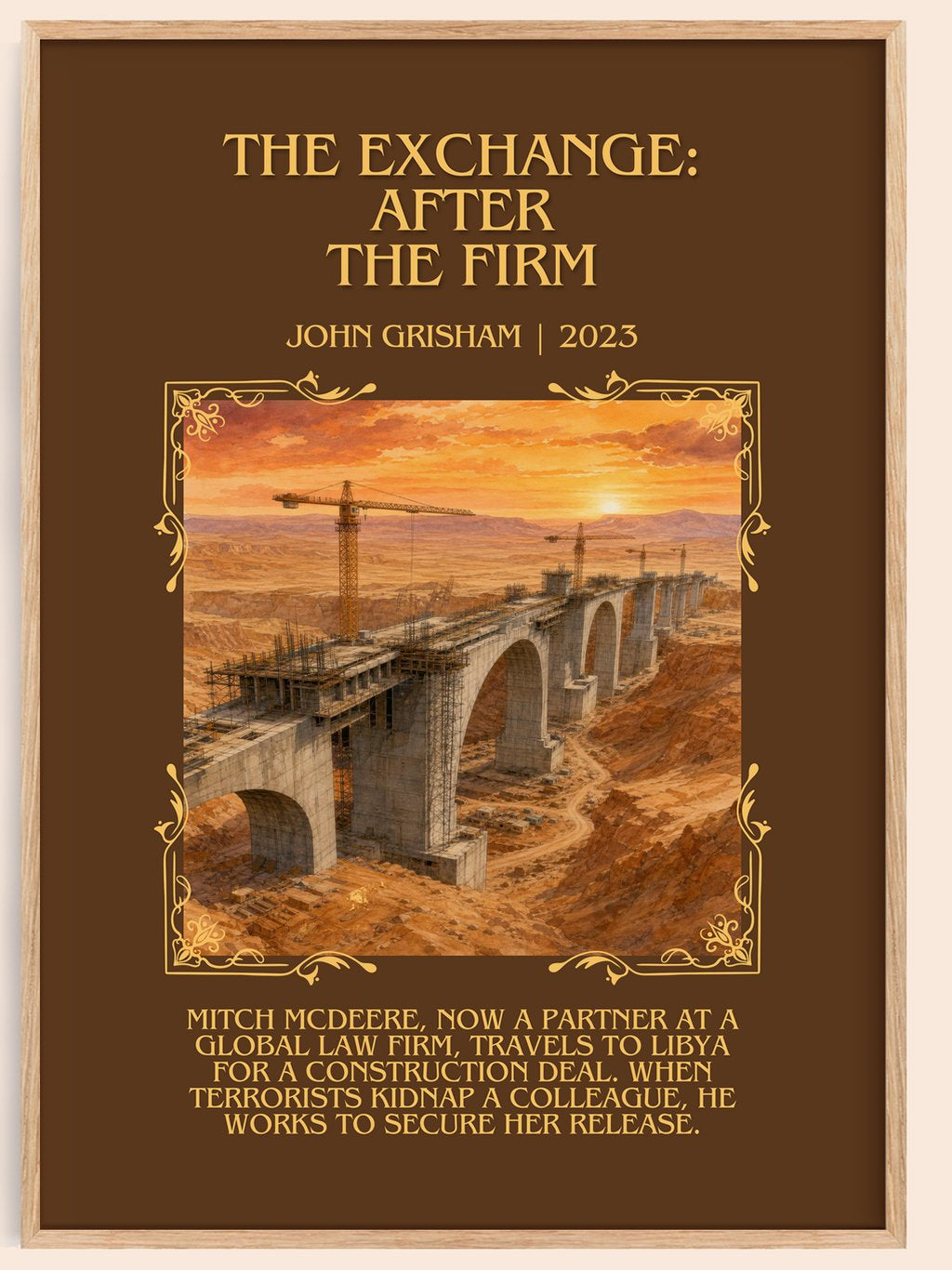 The Exchange: After The Firm Minimalist Book Poster by John Grisham – book poster