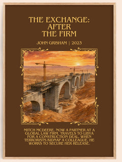 The Exchange: After The Firm Minimalist Book Poster by John Grisham – image 1