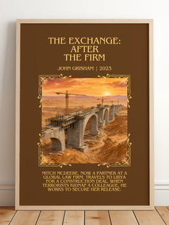The Exchange: After The Firm Minimalist Book Poster by John Grisham – image 2