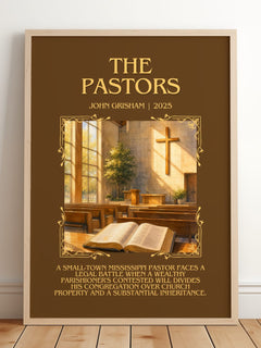 The Pastors Minimalist Book Poster by John Grisham – image 2