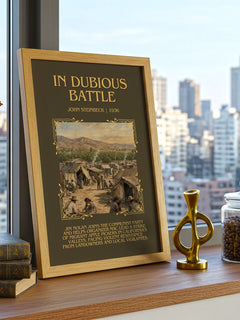 In Dubious Battle Minimalist Book Poster by John Steinbeck – image 3