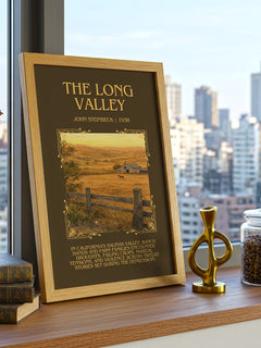 The Long Valley Minimalist Book Poster by John Steinbeck – image 3