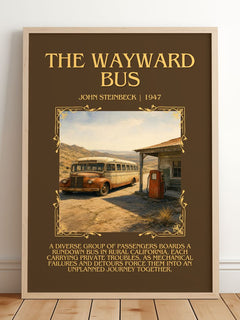 The Wayward Bus Minimalist Book Poster by John Steinbeck – image 2
