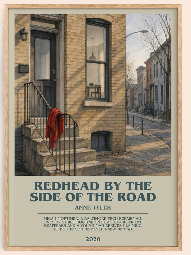 Redhead By The Side Of The Road Bookish Wall Art by Anne Tyler