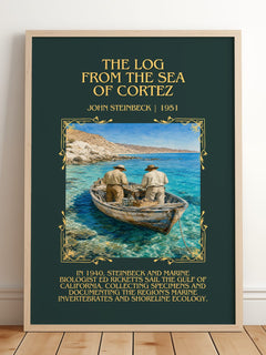 Log From The Sea Of Cortez Minimalist Book Poster by John Steinbeck – image 2