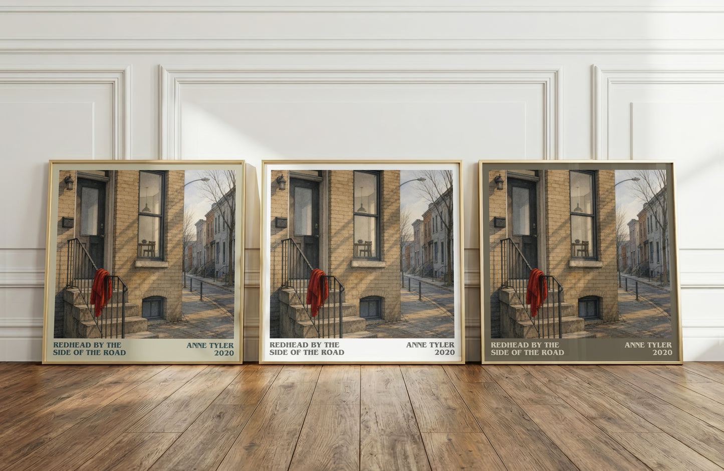 Redhead By The Side Of The Road literary art print colour and style options – Anne Tyler book art