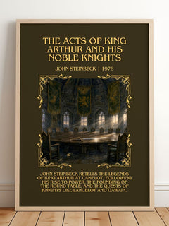Acts Of King Arthur And His Noble Knights Minimalist Book Poster – J. – image 2