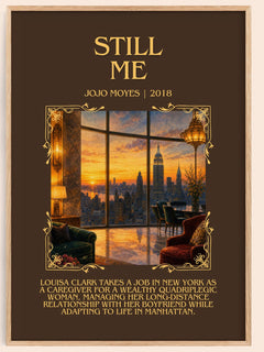 Still Me Minimalist Book Poster by Jojo Moyes – image 1