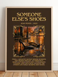Someone Else'S Shoes Minimalist Book Poster by Jojo Moyes – image 2