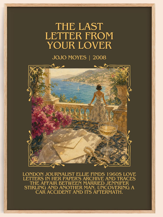 The Last Letter From Your Lover Minimalist Book Poster by Jojo Moyes