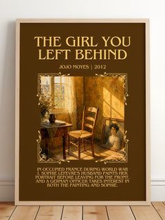 The Girl You Left Behind Minimalist Book Poster by Jojo Moyes – image 2