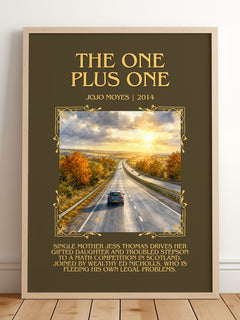 The One Plus One Minimalist Book Poster by Jojo Moyes – image 2
