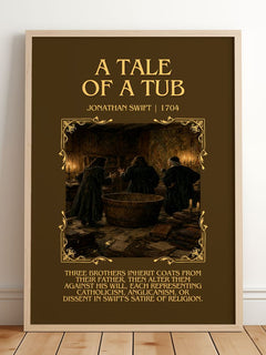 A Tale Of A Tub Minimalist Book Poster by Jonathan Swift – image 2
