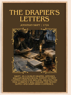 The Drapier'S Letters Minimalist Book Poster by Jonathan Swift – image 1