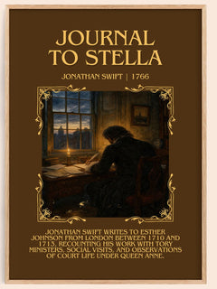 Journal To Stella Minimalist Book Poster by Jonathan Swift – image 1