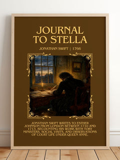Journal To Stella Minimalist Book Poster by Jonathan Swift – image 2