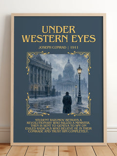 Under Western Eyes Minimalist Book Poster by Joseph Conrad – image 2