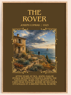 The Rover Minimalist Book Poster by Joseph Conrad – image 1