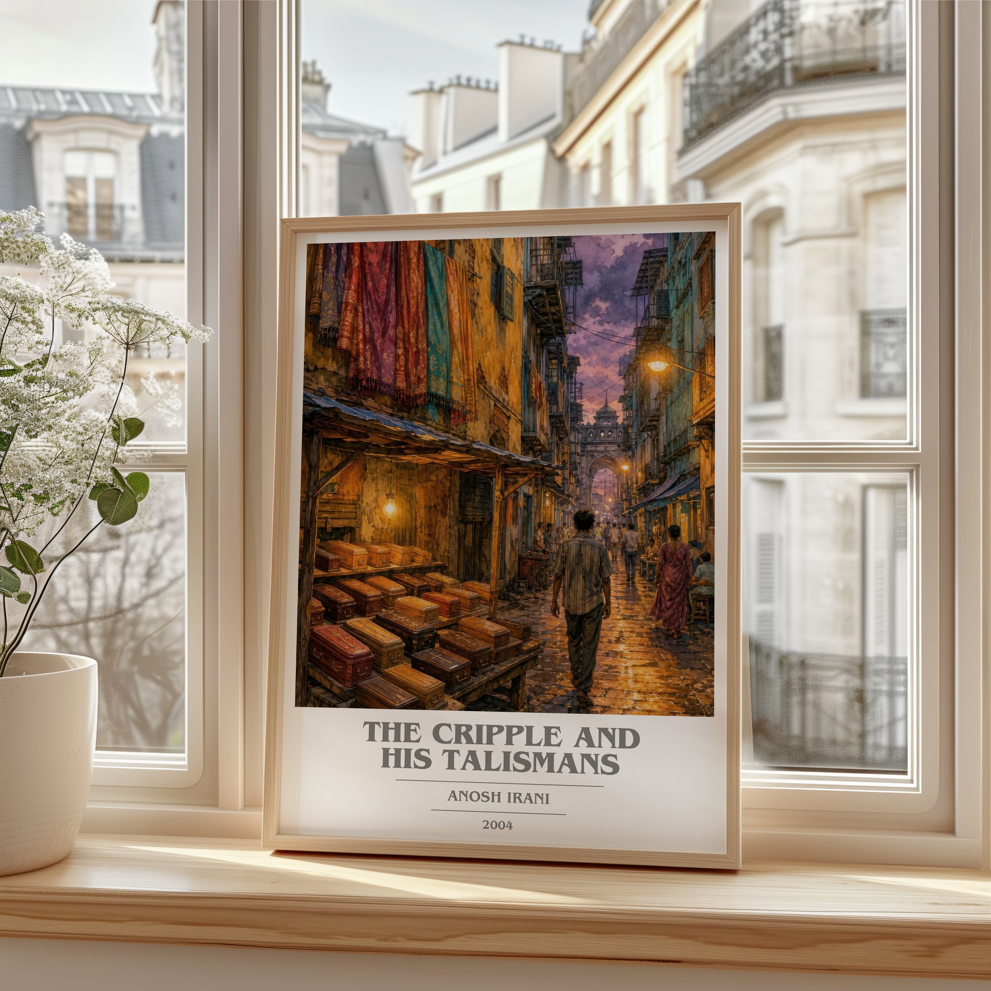 The Cripple And His Talismans book cover poster colour and style options – Anosh Irani book art