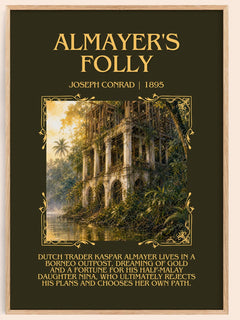 Almayer'S Folly Minimalist Book Poster by Joseph Conrad – image 1