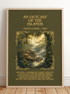 An Outcast Of The Islands Minimalist Book Poster by Joseph Conrad – image 2
