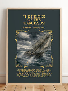The Nigger Of The 'Narcissus' Minimalist Book Poster by Joseph Conrad – image 2