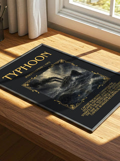 Typhoon Minimalist Book Poster by Joseph Conrad – image 4