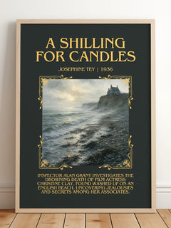 A Shilling For Candles Minimalist Book Poster by Josephine Tey – image 2