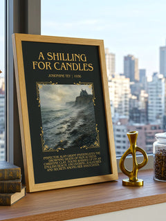 A Shilling For Candles Minimalist Book Poster by Josephine Tey – image 3