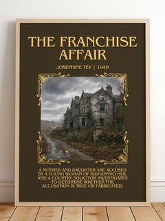 The Franchise Affair Minimalist Book Poster by Josephine Tey – image 2