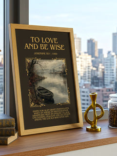 To Love And Be Wise Minimalist Book Poster by Josephine Tey – image 3
