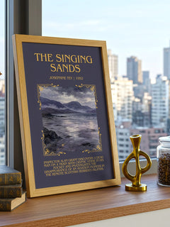 The Singing Sands Minimalist Book Poster by Josephine Tey – image 3