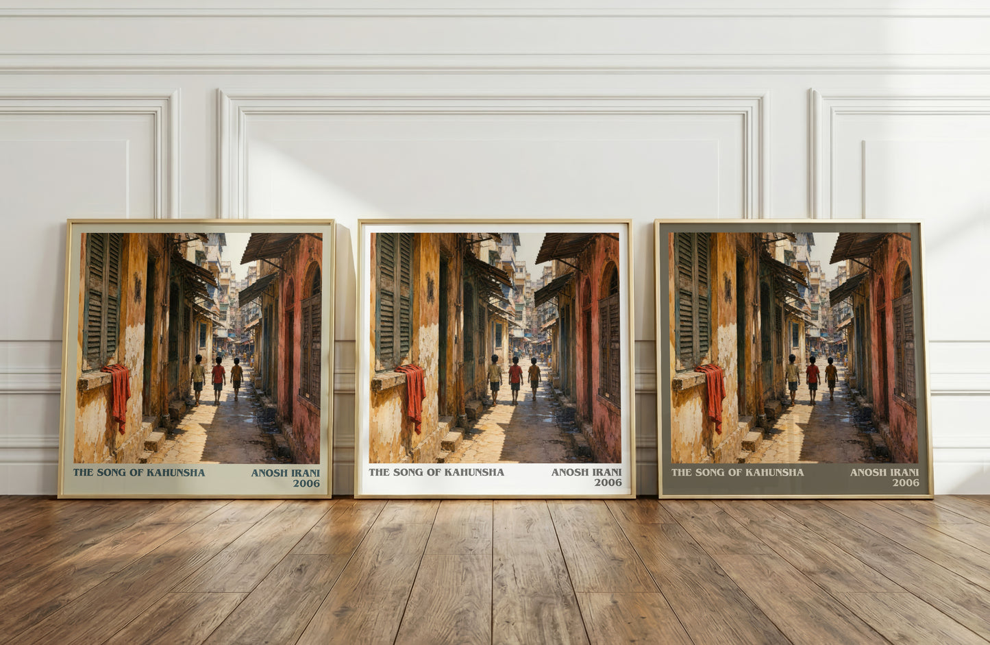 The Song Of Kahunsha literary art print colour and style options – Anosh Irani book art