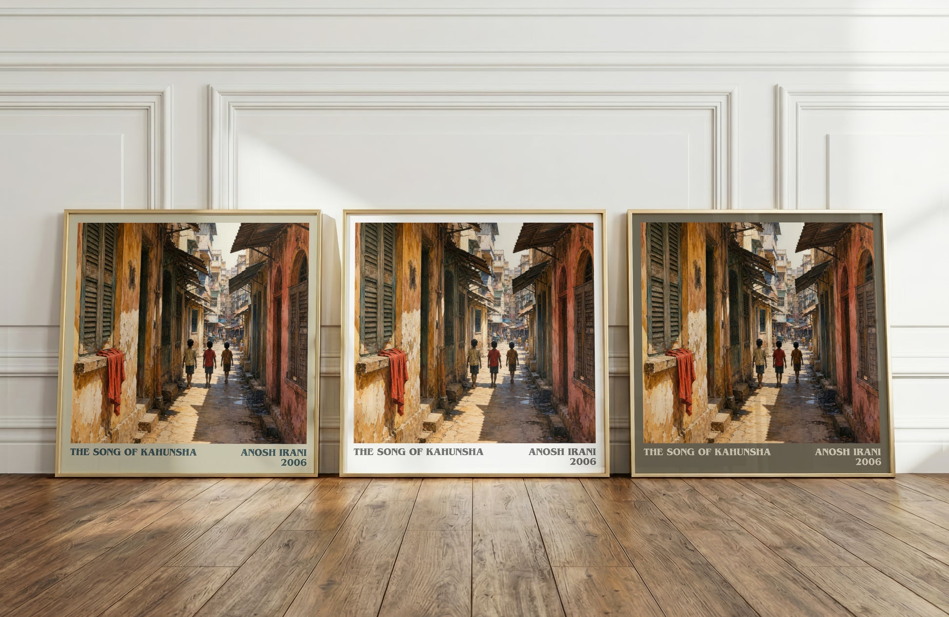 The Song Of Kahunsha literary art print colour and style options – Anosh Irani book art