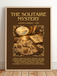 The Solitaire Mystery Minimalist Book Poster by Jostein Gaarder – image 2