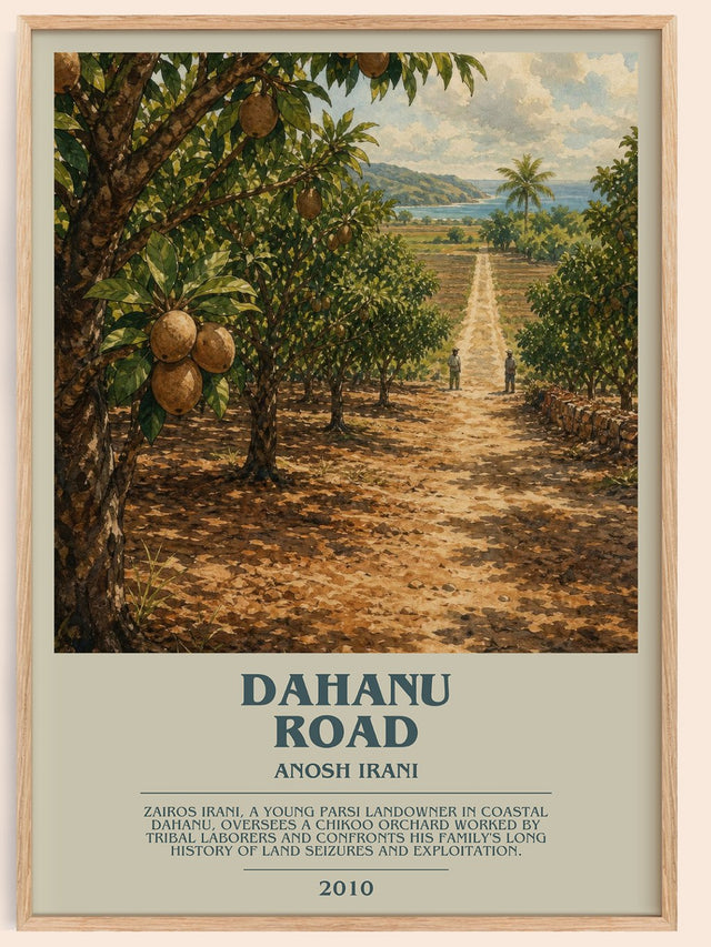 Dahanu Road Bookish Wall Art by Anosh Irani