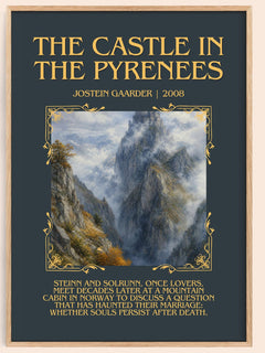The Castle In The Pyrenees Minimalist Book Poster by Jostein Gaarder – image 1