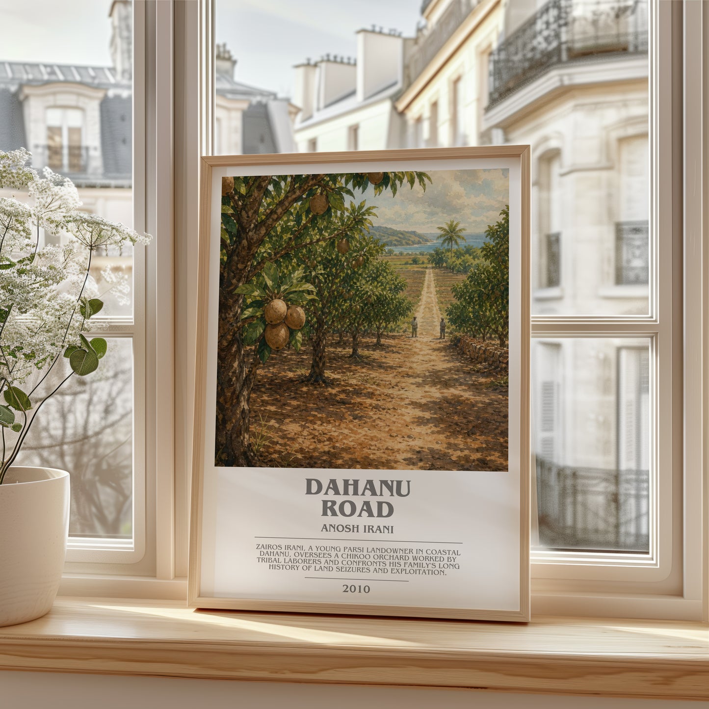 Dahanu Road bookish poster colour and style options – Anosh Irani book art