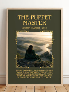 The Puppet Master Minimalist Book Poster by Jostein Gaarder – image 2