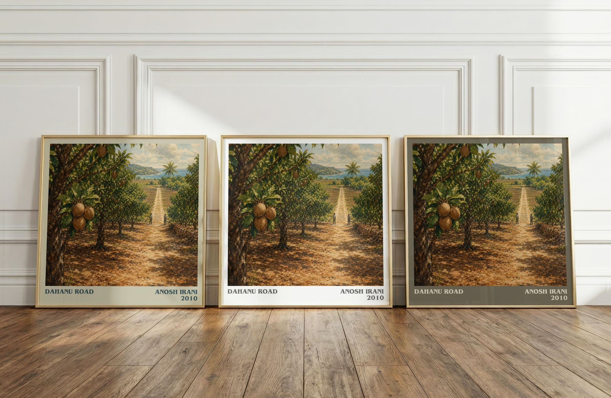 Dahanu Road literary art print colour and style options – Anosh Irani book art