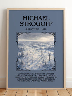 Michael Strogoff Minimalist Book Poster by Jules Verne – image 2