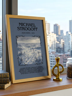 Michael Strogoff Minimalist Book Poster by Jules Verne – image 3
