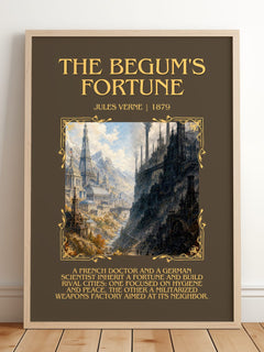 The Begum'S Fortune Minimalist Book Poster by Jules Verne – image 2