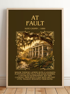 At Fault Minimalist Book Poster by Kate Chopin – image 2