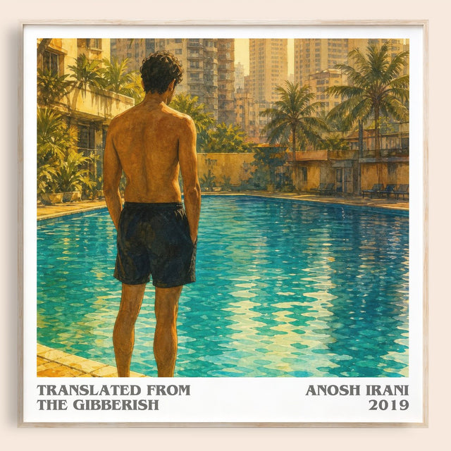 Translated From The Gibberish Literary Art Print by Anosh Irani