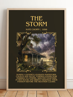 The Storm Minimalist Book Poster by Kate Chopin – image 2